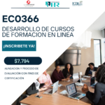 EC0366. Desarrollo de cursos de formación en línea. Propósito del Estándar de Competencia